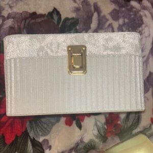 White Textured Makeup Box